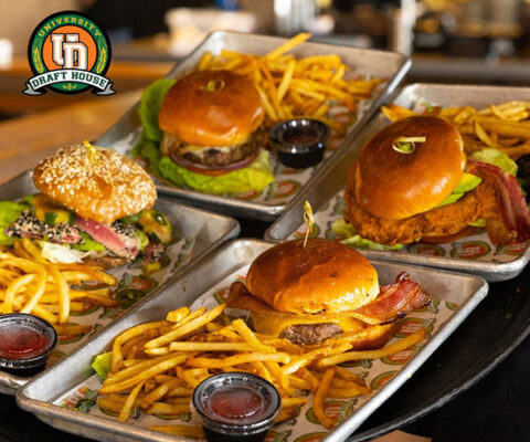 University Draft House | Bar & Grill | Gourmet Burgers & Craft Beer